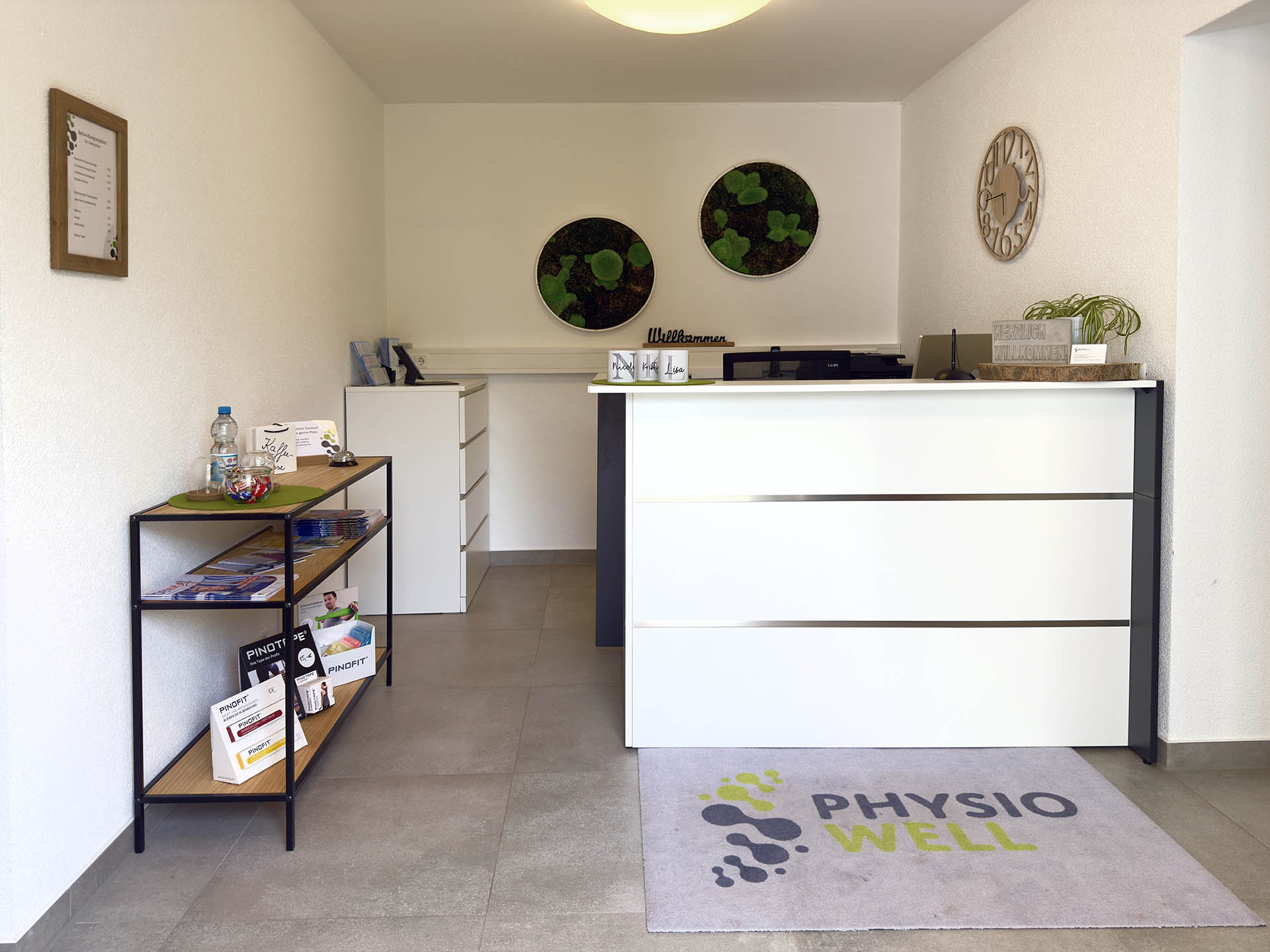 Empfang Physiotherapie PhysioWell Wagner