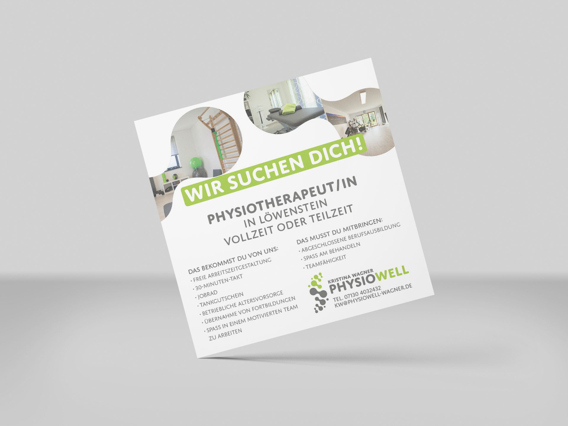 Stellenanzeige Physiotherapeut